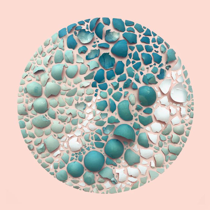Natural Materials Organized into Precise Geometric Shapes by Kristen Meyer | Colossal