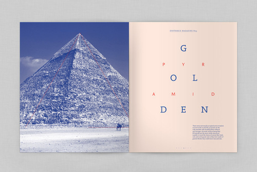 DINA PRODUCTIONS #pink #print #cover #blue #editorial