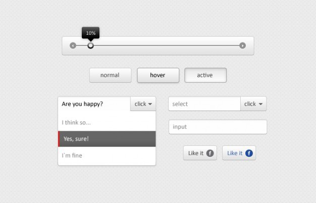 Simple buttons Free Psd. See more inspiration related to Button, Apple, Clean, Buttons, Grey, Simple and Horizontal on Freepik.