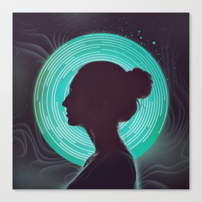 Delta Waves Canvas Print