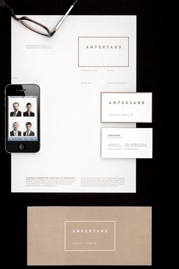 Ampersand Rechtsanwälte #stationary #branding
