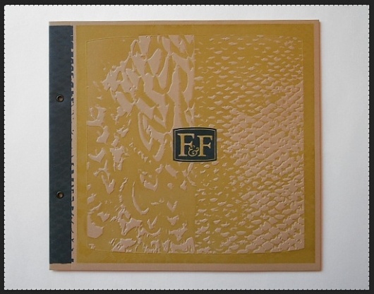 Kendrick Kidd #letterpress #book #ampersand #cover #brochure