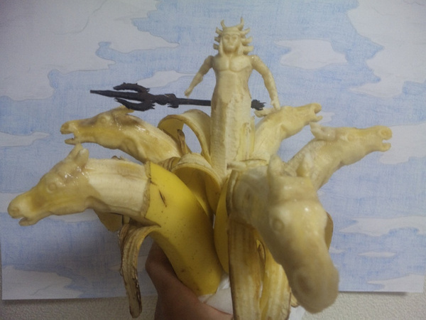 CJWHO ™ (This Guy's Art Is Bananas. Literally! | Keisuke...) #creative #sculpture #crafts #design #bananas #photography #art #clever