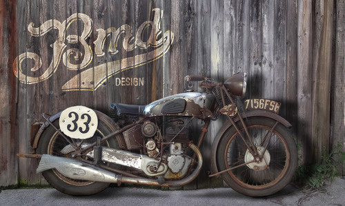 BMD #vintage #bike #typography