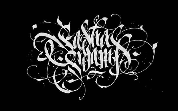 Calligraphy collection: part 2 on Behance #calligraphy #lettering #white #black #and #hand
