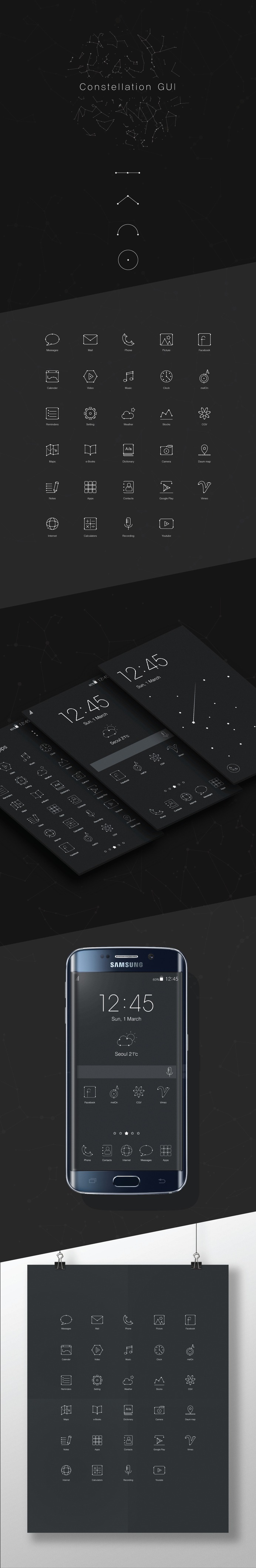 Constellation GUI on Behance