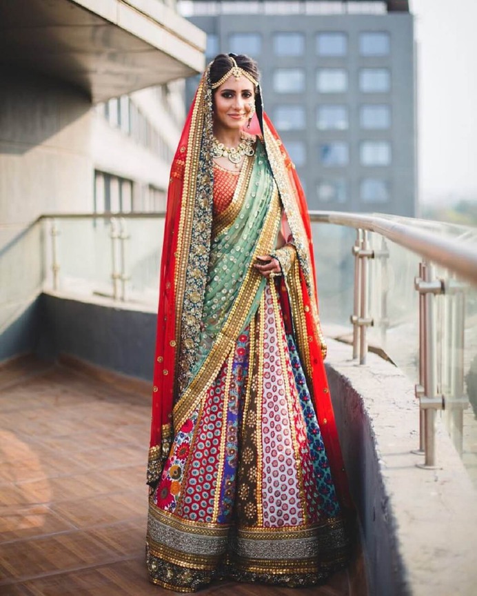 Utter Chic Double Dupatta Color Combinations For Levelling Up Your Bridal Game