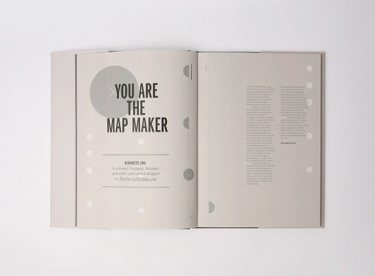 Believe in: You are the Map Maker — Collate #maker #in #book #map #cover #grid #believe #circle #grey