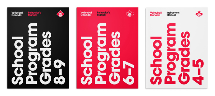 New Logo and Identity for Volleyball Canada by Hulse & Durrell