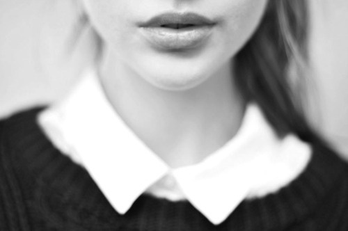 merde petit maitre:Photography #white #lips #black #photography #portrait