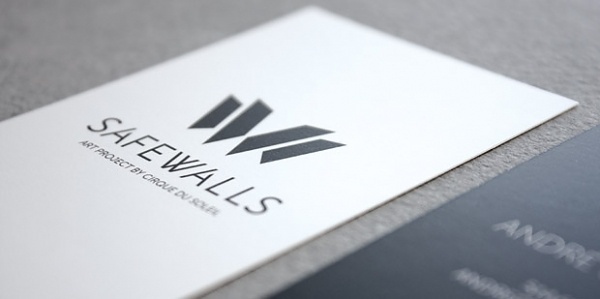 Cirque du Soleil, Safewalls | Écorce Atelier Créatif #business #card #print #safewalls #logo