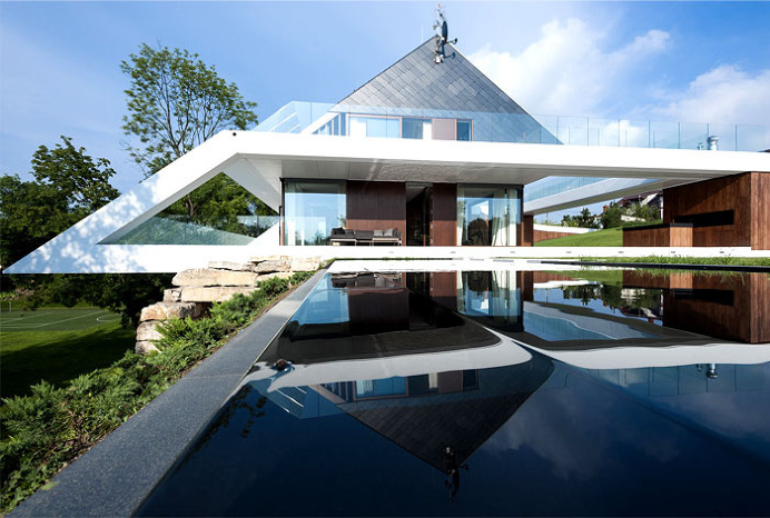 Edge House With Unique Timeless Architectural Form - #architecture, #house, #housedesign, home, architecture