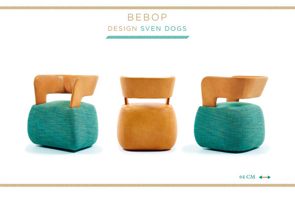 BEBOP Armchair Design by SVEN DOGS #interior #design #decor #home #furniture #architecture