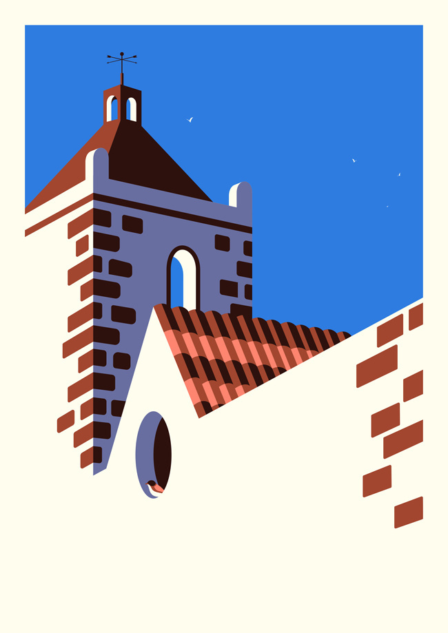 Fuerteventura by Malika Favre #illustration #graphic #flat #vector #malika favre