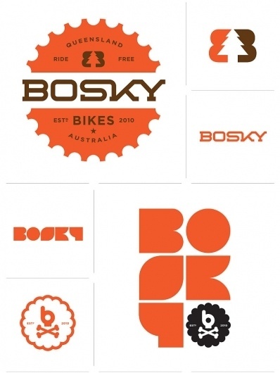 Allan Peters #mark #allan #word #orange #peters #brown #bike #logo