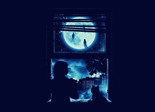 Everyone's Gone to the Moon #design #illustration #era #poster #art #new