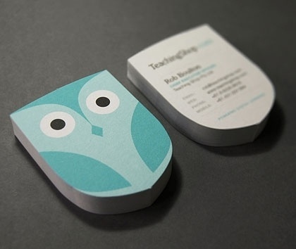 35 new business cards – Best of january and february 2011 « Blog of Francesco Mugnai #card #letterhead #owl