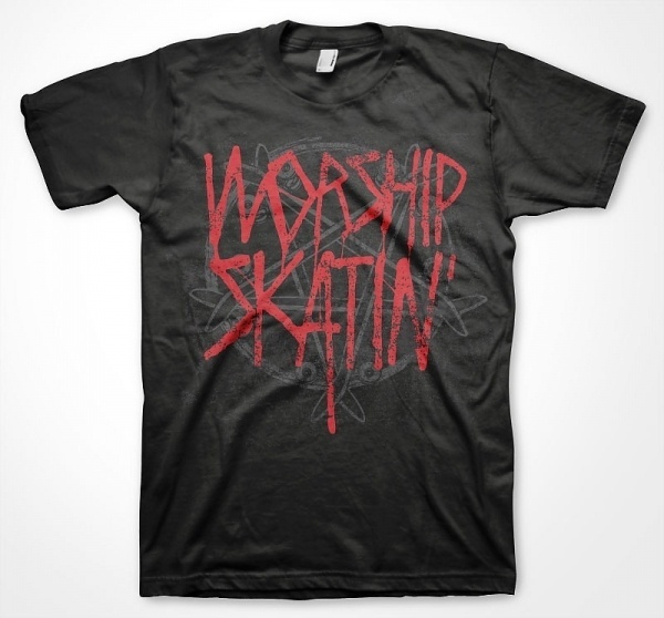 Factory Kids — NVRSN | Worship Skatin' #apparel #shirt #skate #skateboard #pentagram #typography
