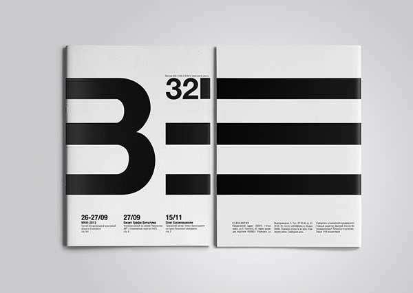 B32 on Behance #cover #layout #publication #typography