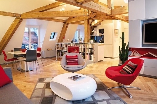 Surprising Apartment Design in Paris: Le Loft des Innocents #interior #paris