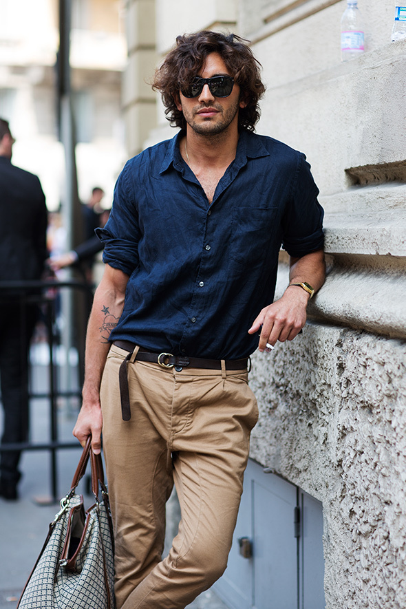 All Things Stylish #blue #pants #shirt
