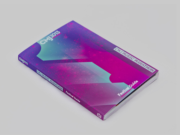 CMJ Music Marathon 2013 Max Kaplun #lettering #festival #cmj2013 #print #music #nyc #booklet