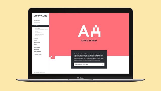 Digital brand guidelines – core brand