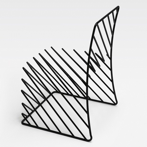 Dezeen » Blog Archive » Thin Black Lines by Nendo #creative #lines #design #black #furniture #wire #nendo