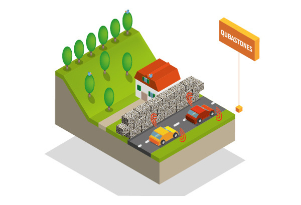 Qubastones on Behance #illustration #isometric