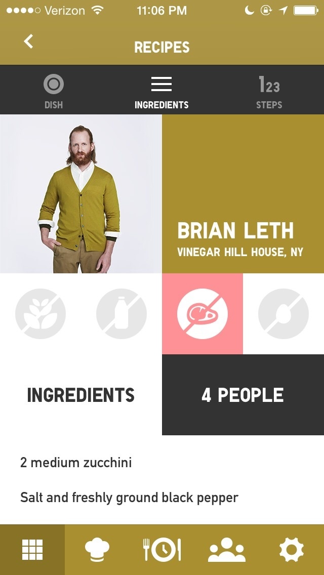 UNIQLO RECIPE #iphone #ui