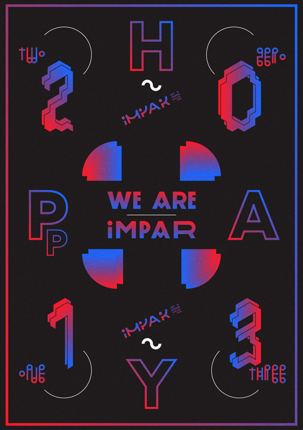 F — i — R — S — T · WORK / 2 — 0 —1 — 3 #design #shape #poster #gradient #type