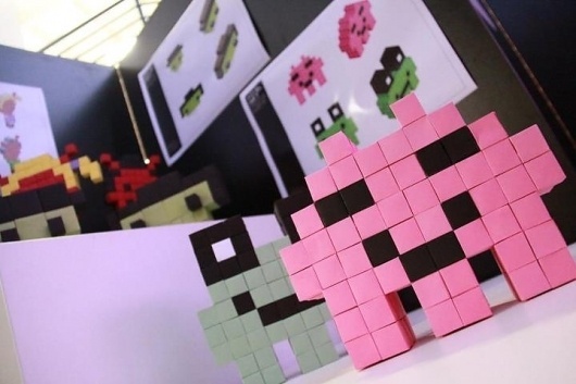 Fotos do mural #toyart #university #pixel #art #monster