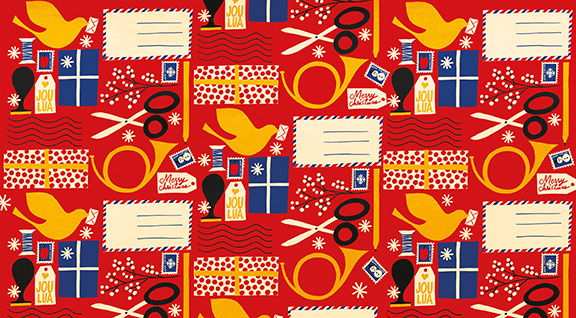 Itella by Sanna Mander — Agent Pekka #illustration #pattern