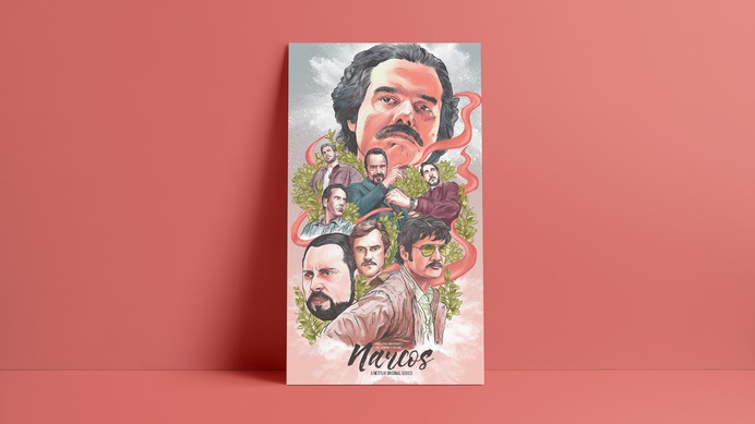 Narcos - Alternate Movie Poster - The Commas