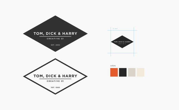 tom, dick and harry logo design #logo #design