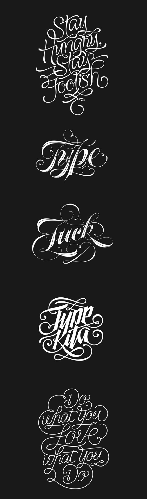- 2014 Digital Type Compilation byÂ Patrick Cabral #letters #made #type #hand #typography