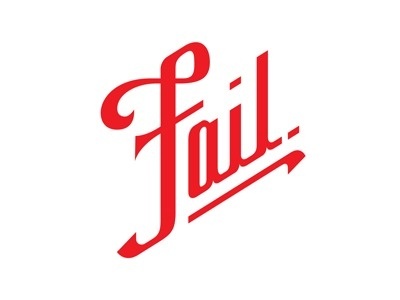 Dribbble - Fail by Andy Mangold on we heart it / visual bookmark #24244613