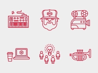 Dribbble - Build 2012 Icons. by Tim Boelaars #icons