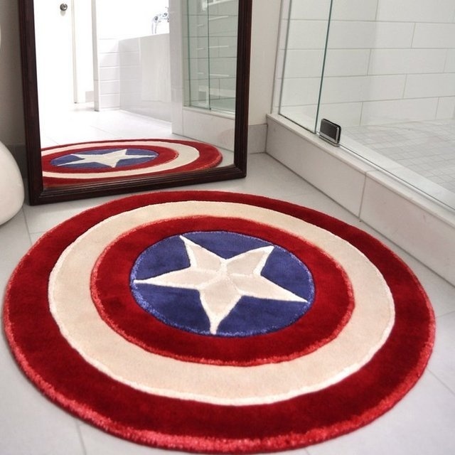 Captain America Rug #tech #flow #gadget #gift #ideas #cool