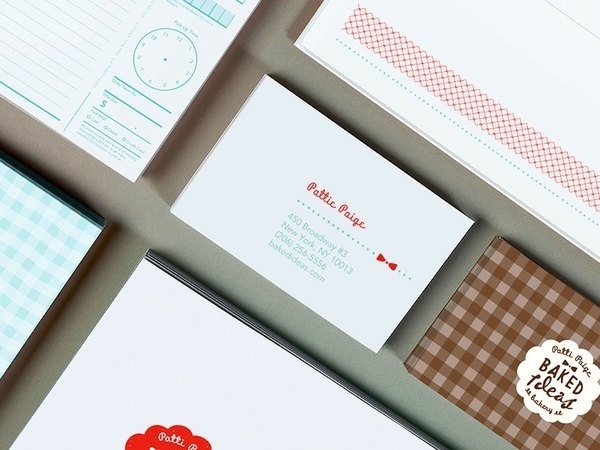 Baked Ideas on the Behance Network #form #red #branding #packaging #book #website #identity #vintage #logo #web