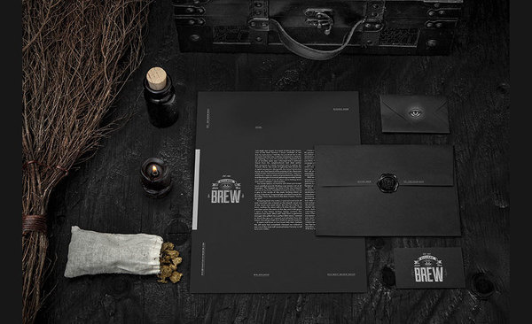 Bitches Brew by Wedge & Lever #brewery #beer #packaging #print #stationairy