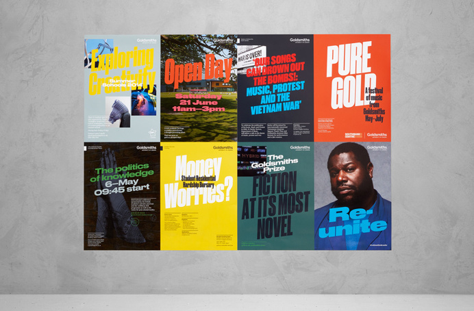 Goldsmiths, typography, layout, editorial
