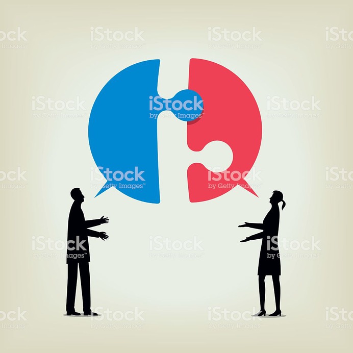 Dialogue - Royalty-free Discussion stock vector