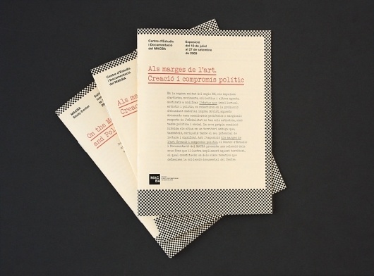 Brochure design idea #232: MACBA #print #brochure