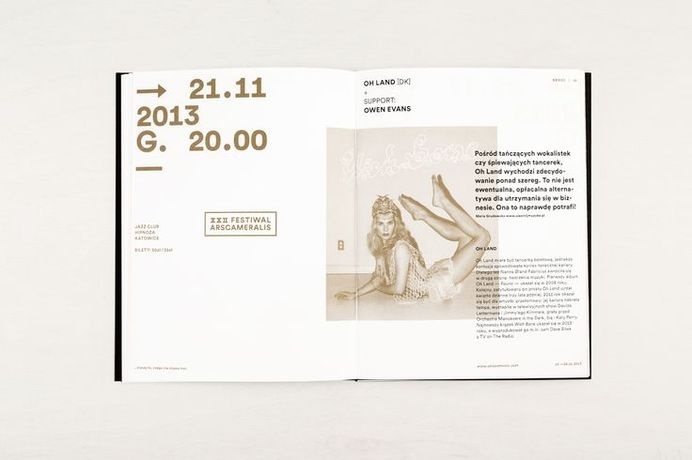 XXXII Festival Ars Cameralis brochure - Marta Gawin #brochure #layout #editorial #typo