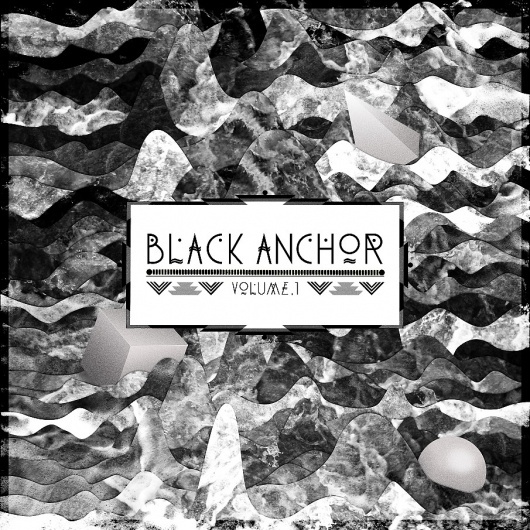 Akupoftea #black #barneau #vinyl #music #anchor #christophe #typography