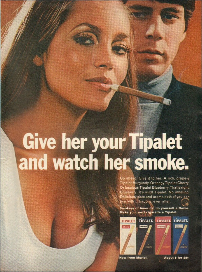 1969 Vintage ad for Tipalet `retro Cigarettes Tobacco sexy Model (042119) | eBay
