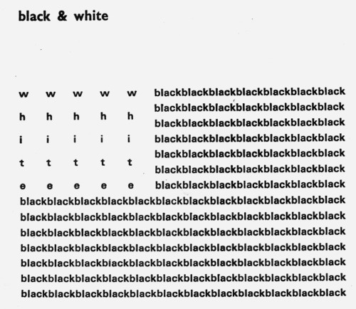 CARRÉ BLANC #& #black #white #minimalism