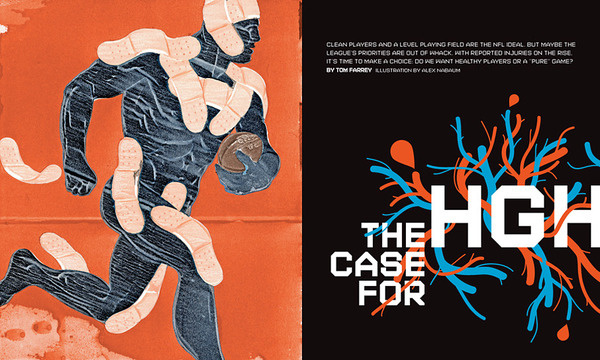MagSpreads Editorial Design and Magazine Layout Inspiration: Bloomberg Markets and ESPN: Spreads #illustration #editorial