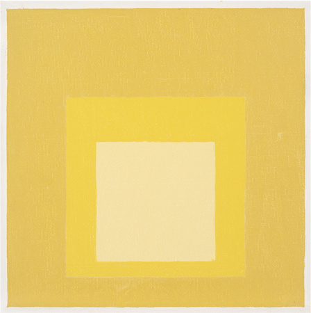 #color #DesignHistory || Josef Albers Homage to the Square, 1969 oil on masonite 16 × 16 in. (40.6 × 40.6 cm) 1976.1.198